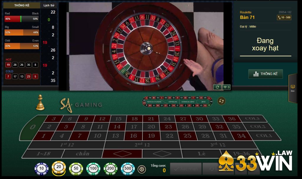 Vòng quay Roulette dù hơi kén người chơi nhưng vẫn là một trò chơi cực thú vị