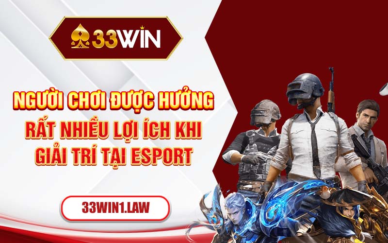 Người chơi được hưởng rất nhiều lợi ích khi giải trí tại Esport